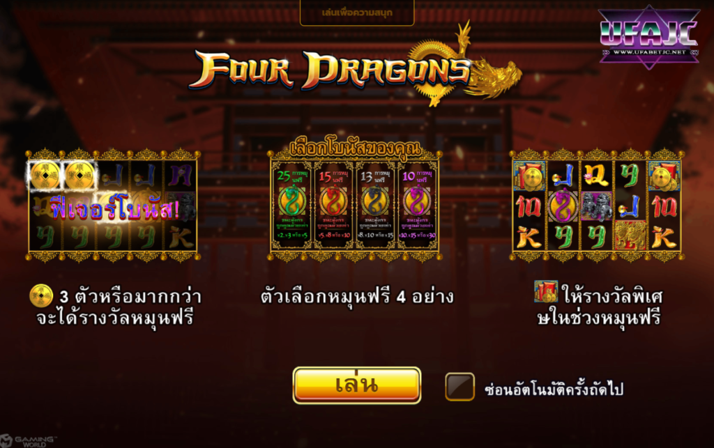 SLOTGAME6666 สล็อตออนไลน์ เจ้าแรก อันดับ1ของไทย FourDragons
